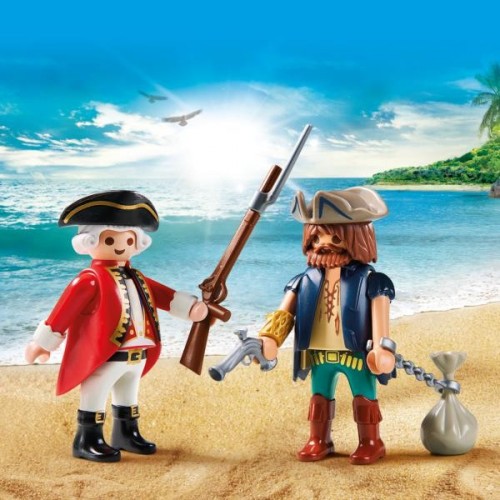 Playmobil Duo Pack Πειρατής Και Στρατιώτης 9446 4008789094469