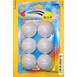 OEM Μπαλάκια Ping-Pong 6Τεμ 29-40100 5205066290074