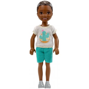 Mattel Barbie Club Chelsea: Τσέλσι Μπλουζάκι Άσπρο Με Κάκτο DWJ33 / FHK94 887961523683