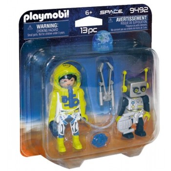 Playmobil Astronaut And Robot Duo Pack 9492 4008789094926