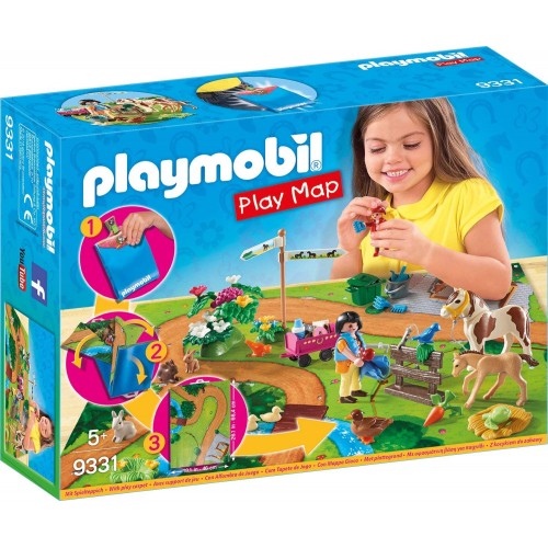 Playmobil Επιφάνεια Παιχνιδιού Βόλτα Με Πόνυ 9331 4008789093318