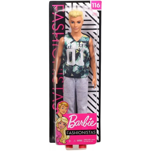 Mattel Barbie Ken Fashionistas No.116 Game Sunday Blonde Hair DWK44 / FXL63 887961694680