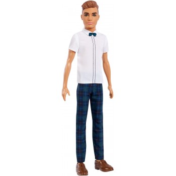 Mattel Barbie Ken Fashionistas No.117 Slick Plaid Brown Hair DWK44 / FXL64 887961694697