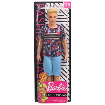 Mattel Barbie Ken Fashionistas No.118 Hyper Print DWK44 / FXL65 887961694710