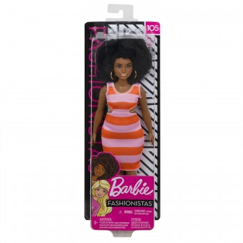 Mattel Barbie Fashionistas 105 Curny Doll With Black Hair FBR37 / FXL45 887961694505