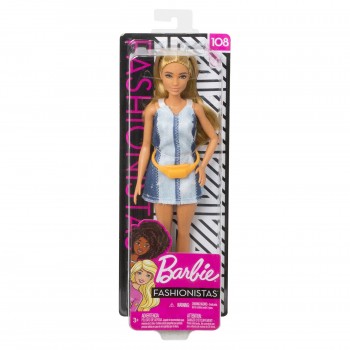 Mattel Barbie Fashionistas 108 Original Ξανθιά Κούκλα FBR37 / FXL48 887961694659