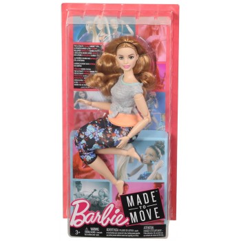 Mattel Barbie Αμέτρητες Κινήσεις - Κούκλα Με Καμπύλες Και Καστανά Μαλλιά FTG80 / FTG84 887961643770