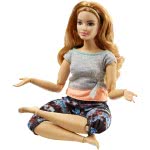 Mattel Barbie Αμέτρητες Κινήσεις - Κούκλα Με Καμπύλες Και Καστανά Μαλλιά FTG80 / FTG84 887961643770