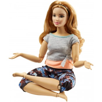 Mattel Barbie Αμέτρητες Κινήσεις - Κούκλα Με Καμπύλες Και Καστανά Μαλλιά FTG80 / FTG84 887961643770