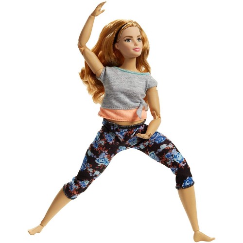 Mattel Barbie Made To Move - Curvy Doll With Auburn Hair FTG80 / FTG84 887961643770