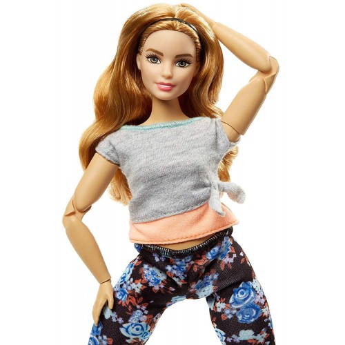 Mattel Barbie Αμέτρητες Κινήσεις - Κούκλα Με Καμπύλες Και Καστανά Μαλλιά FTG80 / FTG84 887961643770