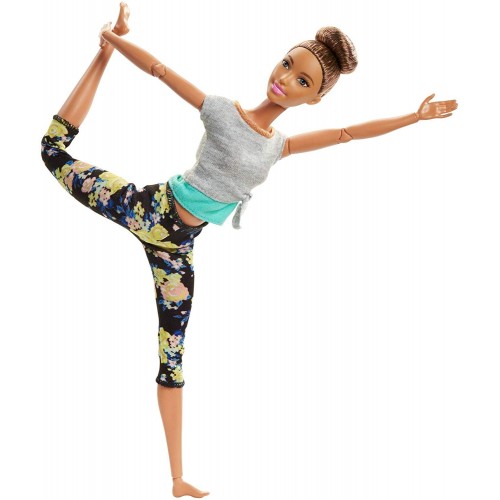 Mattel Barbie Made To Move - Brunette With Updo FTG80 / FTG82 887961643763