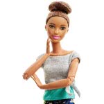 Mattel Barbie Αμέτρητες Κινήσεις - Μελαχρινή Με Κότσο Στα Μαλλία FTG80 / FTG82 887961643763