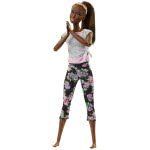 Mattel Barbie Made To Move - Black Hair With Ponytail FTG80 / FTG83 887961643749