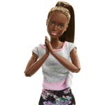 Mattel Barbie Αμέτρητες Κινήσεις - Μαύρα Μαλλιά Με Αλογοουρά FTG80 / FTG83 887961643749