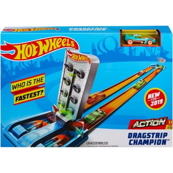 Mattel Hot Wheels Dragstrip Champion Playset GBF81 / GBF82 887961713848