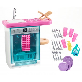 Mattel Barbie Έπιπλα Εσωτερικού Χώρου - Κουζίνα Με Αξεσουάρ FXG33 / FXG35 887961690576