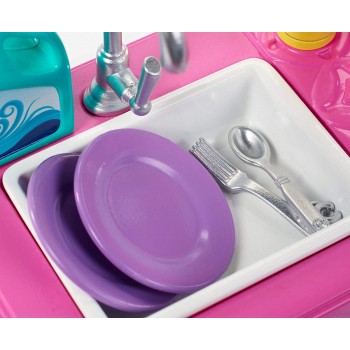 Mattel Barbie Έπιπλα Εσωτερικού Χώρου - Κουζίνα Με Αξεσουάρ FXG33 / FXG35 887961690576