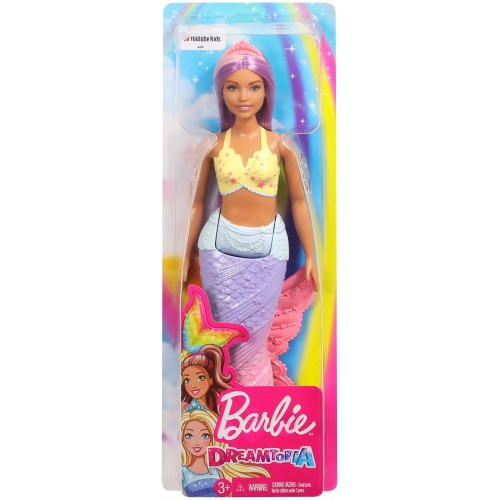 Mattel Barbie Dreamtopia Γοργόνες Και Νεράιδες - Γοργόνα Μωβ FXT08 / FXT09 887961698893
