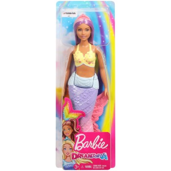 Mattel Barbie Dreamtopia Γοργόνες Και Νεράιδες - Γοργόνα Μωβ FXT08 / FXT09 887961698893