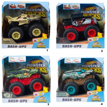 Mattel Hot Wheels Οχήματα Σύγκρουσης Monster Trucks 1:43 - 4 Σχέδια GCF94 887961726633