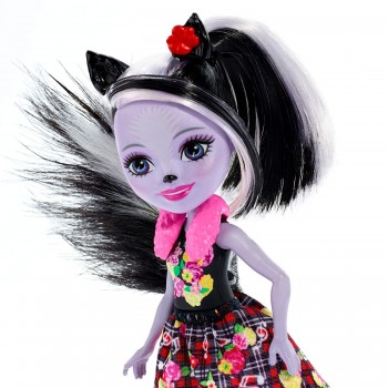 Mattel Enchantimals Κούκλα Και Ζωάκι Sage Skunk And Caper DVH87 / FXM72 887961695502