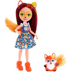 Mattel Enchantimals Doll And Animal Felicity Fox And Flick DVH87 / FXM71 887961695533