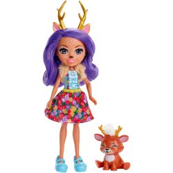 Mattel Enchantimals Doll And Animal Danessa Deer And Sprint DVH87 / FXM75 887961695496