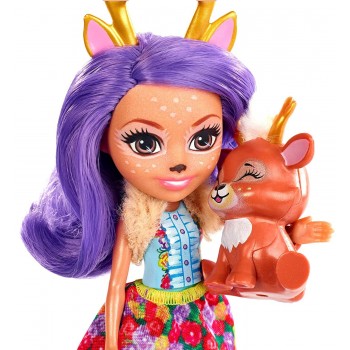 Mattel Enchantimals Κούκλα Και Ζωάκι Danessa Deer And Sprint DVH87 / FXM75 887961695496