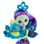 Mattel Enchantimals Doll And Animal Patter Peacock And Flap DVH87 / FXM74 887961695519
