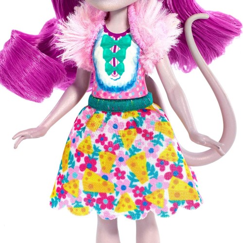 Mattel Enchantimals Κούκλα Mayla Mouse Και Ζωάκι Φιλαράκι Fondue FNH22 / FXM76 887961695540