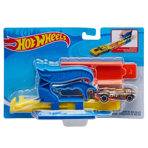 Mattel Hot Wheels Blue Pocket Launcher Accessory FTH84 / FVM08 887961662351