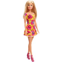 Mattel Barbie Flower Dresses - Yellow GBK92 / GBK93 887961716931