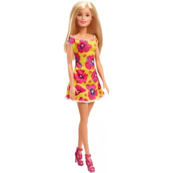 Mattel Barbie Λουλουδάτα Φορέματα - Κίτρινο GBK92 / GBK93 887961716931
