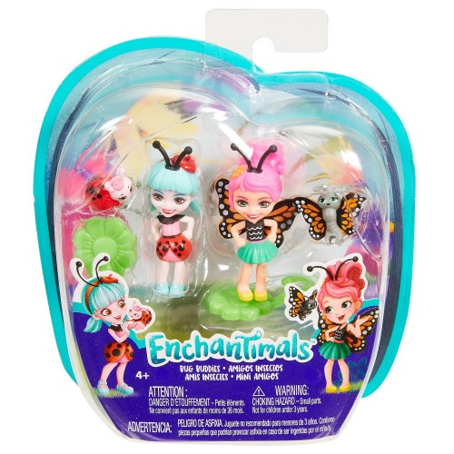 Mattel Enchantimals Petal Park Ladelia Ladybug And Baxi Butterfly FXM86 / FXM87 887961695694