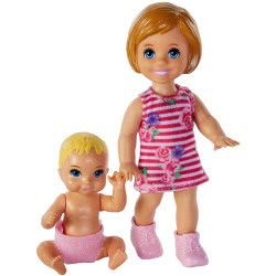 Mattel Barbie Babysitters Blonde Siblings GFL30 / GFL31 887961764840