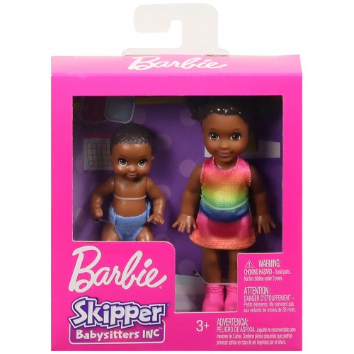 Mattel Barbie Skipper Babysitters Αδελφάκια Μελαχρινά GFL30 / GFL33 887961764864