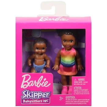 Mattel Barbie Skipper Babysitters Αδελφάκια Μελαχρινά GFL30 / GFL33 887961764864