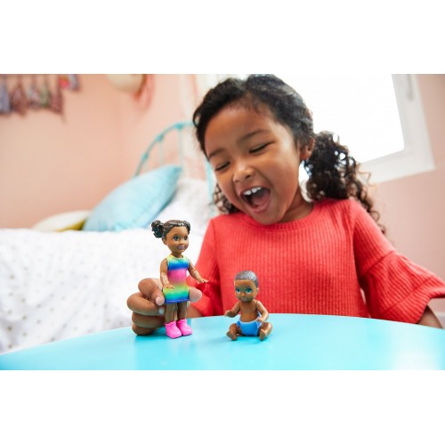 Mattel Barbie Skipper Babysitters Αδελφάκια Μελαχρινά GFL30 / GFL33 887961764864