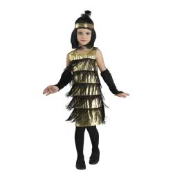 CLOWN Carnaval Costume Gold Flapper Νο. 10 88710 5203359887109