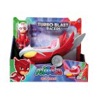 Giochi Preziosi PJ Masks - Πιτζαμοήρωες Οχήματα Turbo Blast Με Φιγούρα Owl-Glitter PJM44500 8056379050186