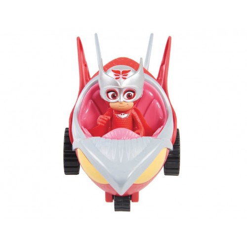 Giochi Preziosi PJ Masks Turbo Blast Vehicle With Figure Owl-Glitter PJM44500 8056379050186