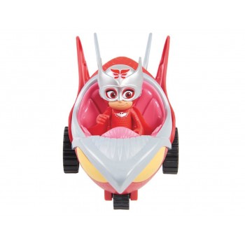 Giochi Preziosi PJ Masks Turbo Blast Vehicle With Figure Owl-Glitter PJM44500 8056379050186