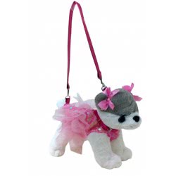 Just toys Doggie Star Λούτρινο Κουταβάκι Τσαντάκι - 6 Σχέδια DS19 8426842054698