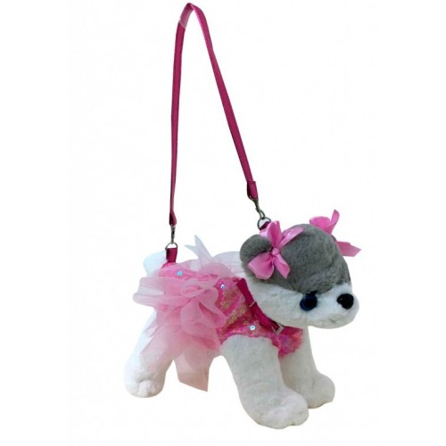 Just toys Doggie Star Λούτρινο Κουταβάκι Τσαντάκι - 6 Σχέδια DS19 8426842054698
