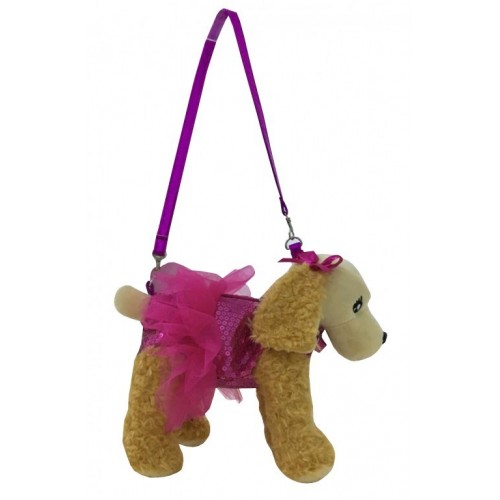 Just toys Doggie Star Λούτρινο Κουταβάκι Τσαντάκι - 6 Σχέδια DS19 8426842054698