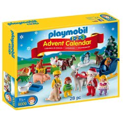 Playmobil 1.2.3 Advent Calendar Christmas On The Farm 9009 4008789090096