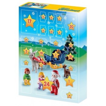 Playmobil 1.2.3 Advent Calendar Christmas On The Farm 9009 4008789090096