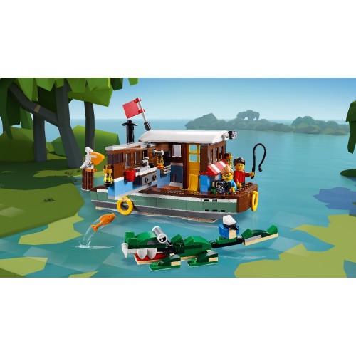 LEGO Creator Πλωτό Σπίτι Στο Ποτάμι - Riverside Houseboat 31093 5702016367874