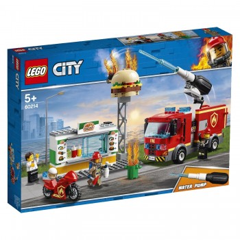 LEGO City Διάσωση Από Την Πυρκαγιά Στο Μπέργκερ Μπαρ - Burger Bar Fire Rescue 60214 5702016369267